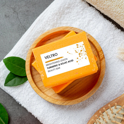 Lemon Turmeric & Kojic Acid Brightening Soap