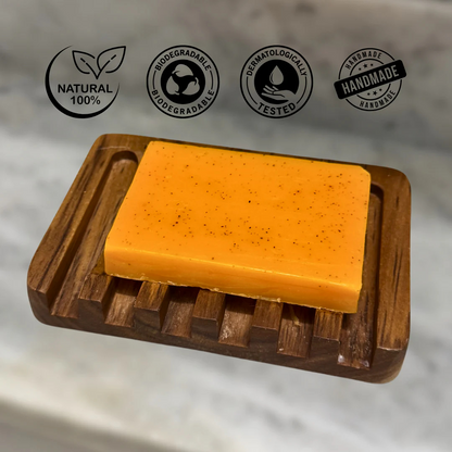 Lemon Turmeric & Kojic Acid Brightening Soap