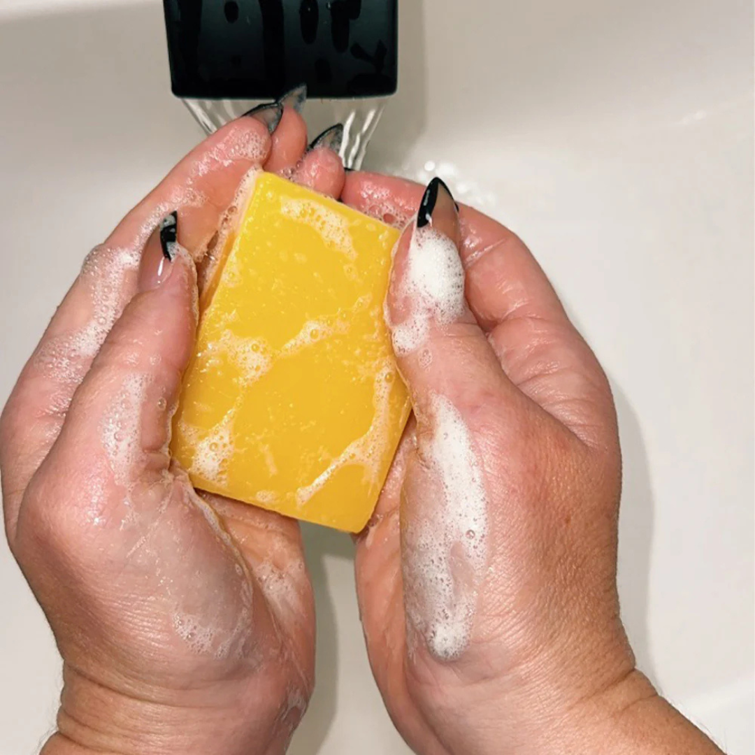 Lemon Turmeric & Kojic Acid Brightening Soap